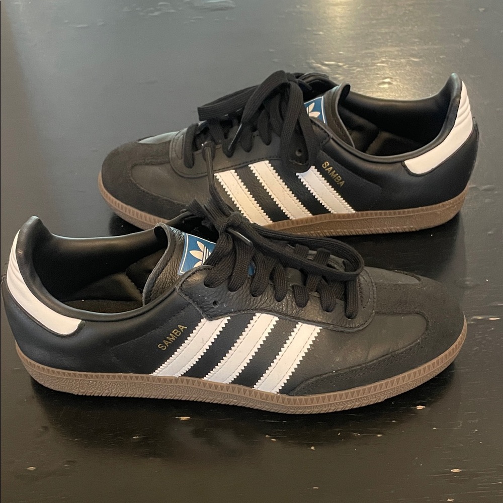adidas Samba Black White Gum Casual Sneakers